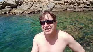 Пляжи Кап Салоу ( Коста Дорада, Испания). 17.05.2022. Cap Salou beaches ( Costa Dorada, Spain ).