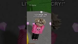 Kid CRIES in Voice Chat, So I gave him ROBUX #roblox #shorts
