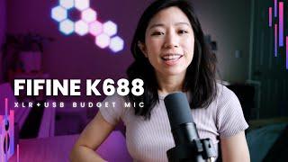 Fifine K688 XLR+USB Mic: Get professional sound without breaking the bank with this versatile mic