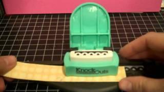 American Crafts Knock Outs Border Punch Tutorial