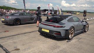 950HP Nissan GT-R R35 A9 Performance vs Porsche 992 GT3 RS