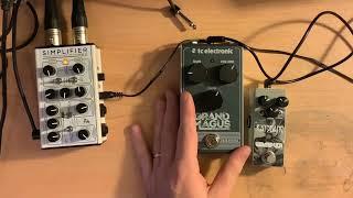 Wampler Ratsbane & TC Electronic Grand Magus - Stacked & Blended with Simplifier MK2