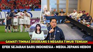 SEJARAH BARU TIMNAS GETARKAN ASIA! 5 Negara Timur Tengah bereaksi~Sindiran Media Jepang trending