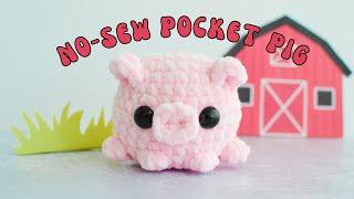 Make A Crochet Pig In 30 Minutes!