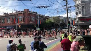 Protest "Naked" in Gay neighborhood - Castro San Francisco