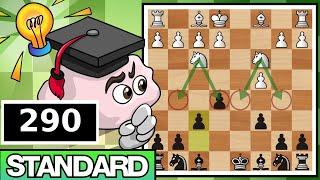 Recovering from Shaky Calculation | Standard Chess #290 (English Rat Defense)