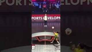 Ronaldinho Couldn't Help But Be Amazed At This Teqball rally 