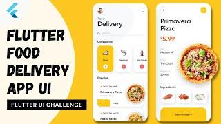 Flutter UI Food Delivery App Tutorial - Food Ordering App UI Design In Flutter