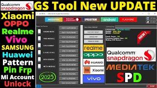 GS Tool,Qualcomm MTK New Unlocking Tool,Oppo Vivo Huawei Xiaomi Realme Pattern Frp Mi Account Unlock