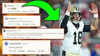 What Did Saints Fans Think About the First Saints Preseason Game? | Reacting to Reddit Comments