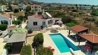 Lofos Chic 3 Bedroom Luxury Bungalow, Drone Flyover, Cyprus Real Estate