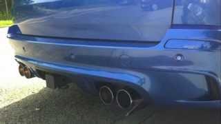 BMW X5M Megan Racing Exhaust Upgrade (Before/After)