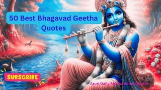 50 Best Bhagavath Geetha Quotes | Shri Krishna #utube #bhagavadgita #shrikrishna #motivational