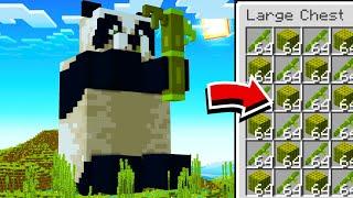 Ik Bouw De GROOTSTE PANDA Ooit In Minecraft Survival!