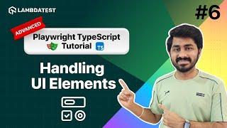 Handling UI Elements: TextBox, Button, & Checkbox | Advanced Playwright TypeScript Tutorial |Part VI