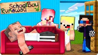  ESCAPE FROM EVIL DAD IN MINECRAFT!