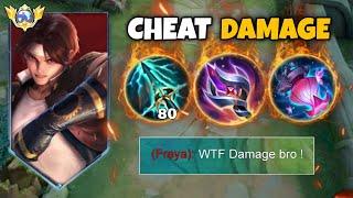 WTF Valir Cheat Damage‼️Valir Build Haram Ini Memang Ngeri Musuh Pikir Cheat | Mlbb