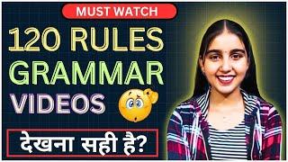 120 RULES OF GRAMMER VIDEO  देखना सही है ? ||  Kashish Bhatt