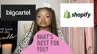 BIG CARTEL VS. SHOPIFY | E-COMMERCE HELP | WHAT'S BEST FOR YOU? | ENTREPRENEUR LIFE SERIES | EP. 4