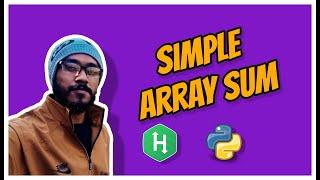 Simple array sum | Hackerrank Solution in Python