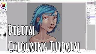 Paint Tool Sai Colouring Tutorial for Beginners