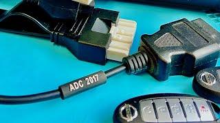 Nissan Rogue 2021 New Key with ADC2017 & Smartpro Guide.