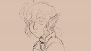 Link sketch animatic || procreate