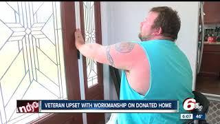 Disabled veteran frustrated by craftsmanship of donated home