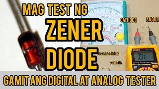 How to test a zener diode