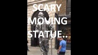 232 Millon , OMG SCARY MOVING STATUE in London #Shorts