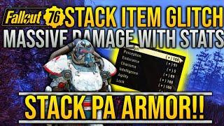 Fallout 76 God Mode - Max Special Glitch And Stack Power Armor Glitch! EASY XP, MAX DAMAGE AND MORE!