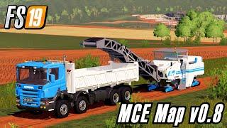 FS19  Milling Road - Paving Asphalt Mining & Construction Economy Map Farming Simulator 2019 Mods