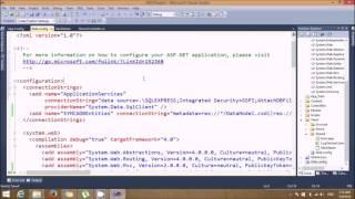 ASP NET MVC With Database Connectivity