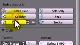 [HD]Blender 2.57 Cloth Simulation Tutorial