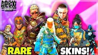 RANKING the RAREST LEGENDARY WRAITH SKINS In Apex Legends! BEST AND WORST WRAITH SKINS!