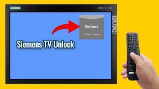 Siemens LED TV Key Unlock Without a remote | How to fix TV key not working problem ( Key Lock) on TV