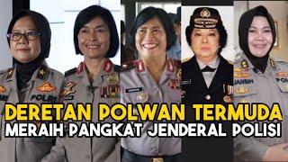 Deretan Polwan Termuda yang Meraih Pangkat Jenderal Polisi #polisi #polwan #cantik