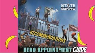 State of Survival:Hero Appointment - Guide, Recommendations, Tips & Tricks