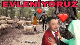 EVLENİYORUZ!!ANILAR?EŞİMLE KOYUN OTLATIK!!KÖY DÜĞÜNÜ(anılar)