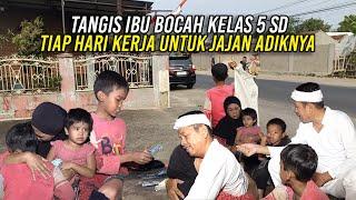 TANGIS IBU | SAAT CECEP BOCAH KELAS 5 SD BERTEMU KDM | TIAP HARI KERJA UNTUK JAJAN ADIKNYA