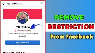 How to remove restricted from facebook account || Account Restricted only you can see this 2022