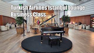 Turkish Airlines Business Class lounge Istanbul 4k review