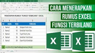 Rumus terbilang di Excel - Mengubah Nilai Angka Menjadi Huruf yaitu terbilang