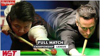 Yuelong Zhou vs Alfred Burden Full Match Highlights - Championship League Snooker 2024