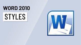 Word 2010: Styles