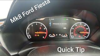 Mk8 Ford Fiesta / Ecosport Engineering Test Mode -  Instrument Cluster Hidden Test