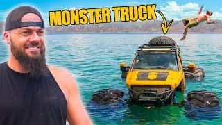 Sink or Swim: BroDozer Takes on the Deep Lake Challenge