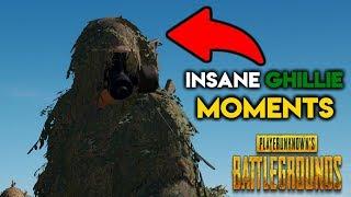 PUBG - MOST INSANE GHILLIE SUIT MOMENTS EVER (Playerunknown's Battlegrounds)