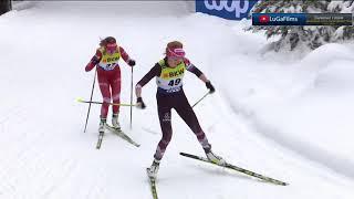 Лыжные гонки. Женщины. 10 км. Свободный стиль (Обзор 13.12.2020)