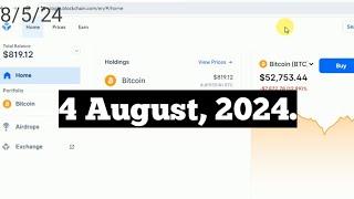 Blockchain Unconfirmed Transaction Script 2024 august 4
